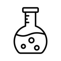 An amazing icon of flask in modern style, ready to use vector, laboratory flask vector