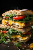 Breakfast sandwich healthy protein-packed photo