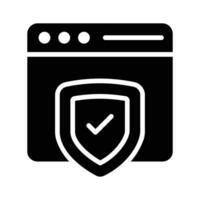 Check this beautiful vector icon of website security, ready to use
