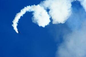 aerial display of the tricolor arrows photo