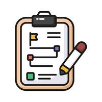 Unique icon of business strategic planning, editable vector of tactical planning