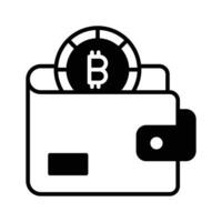 Well designed icon of digital wallet in trendy style vector