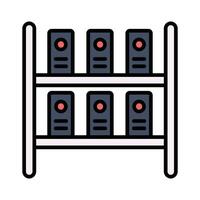 Get this amazing cryptocurrency mining vector design, customizable icon