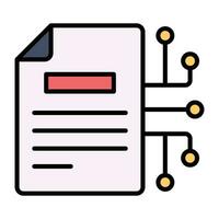 Check this amazing icon of smart contract in modern style vector