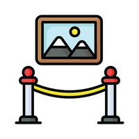 Art gallery vector design in modern style, ready to use customizable icon