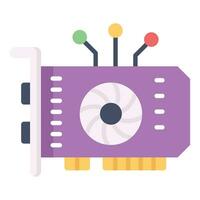 Have a look at this beautiful icon of gpu mining, customizable vector