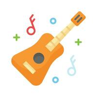 un cuerda musical instrumento vector diseño, prima icono de guitarra en moderno estilo