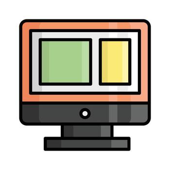 Web development vector icon isolated on white background