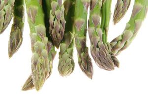 a bunch of green asparagus photo