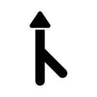 Check this carefully crafted icon of y intersection arrow vector