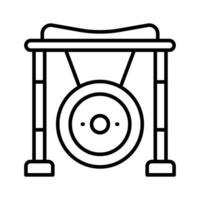 Check this carefully crafted icon of gong in modern style, customizable vector