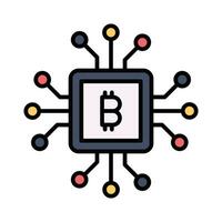 Have a look at this beautiful icon of Cpu mining, customizable vector