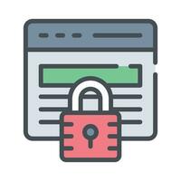 Check this beautiful vector icon of website security