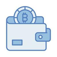 Well designed icon of digital wallet in trendy style vector