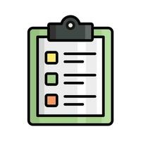 Checklist vector icon in trendy style easy to use