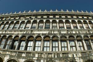 Construction details of the city of Venice photo