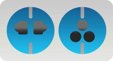 Wall socket Vector Icon Design