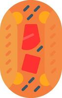 Beef Fajitas Vector Icon Design