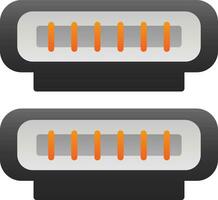 Hdmi port Vector Icon Design