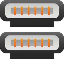 Hdmi port Vector Icon Design