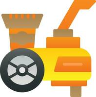 Wood chipper Vector Icon Design