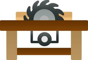 Table saw Vector Icon Design