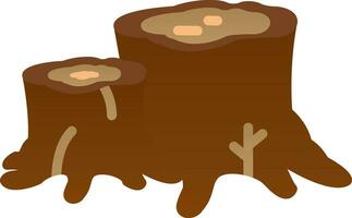 Stump Vector Icon Design