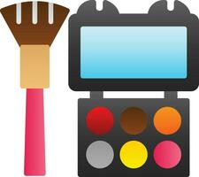 diseño de icono de vector de paleta de maquillaje