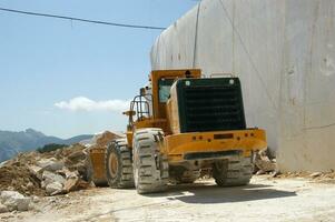 photographic documentation of a marble quarry in Carrara photo