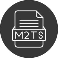 M2TS File Format Vector Icon