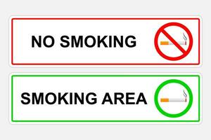 No smoking sign. Vector design.