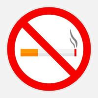 No smoking sign. Vector design.