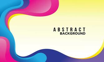 Abstract wavy bacground vector with colorfull design