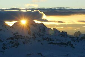 a snowy mountain photo