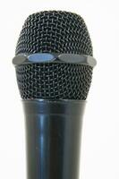 a microphone on a white background photo