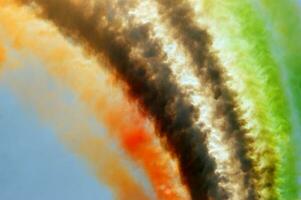 aerial display of the tricolor arrows photo