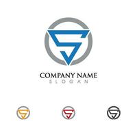 Business corporate S letter logo vector