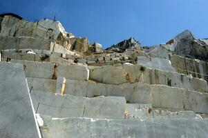 photographic documentation of a marble quarry in Carrara photo