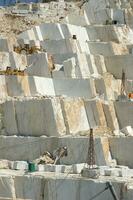 photographic documentation of a marble quarry in Carrara photo