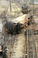 el ferrocarril accidente a el viareggio estación foto