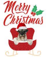 hond rassen vrolijk Kerstmis ontwerp voor de vakantie seizoen. Kerstmis hond t-shirt ontwerp. grappig hond. png