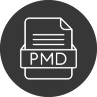 PMD File Format Vector Icon