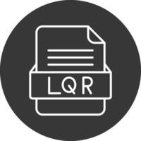 LQR File Format Vector Icon