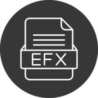 EFX File Format Vector Icon