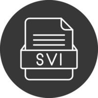 SVI File Format Vector Icon