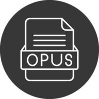 OPUS File Format Vector Icon