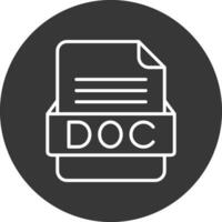 DOC File Format Vector Icon