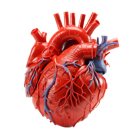 human heart anatomy, ai generative png