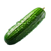 Frais vert concombre, ai génératif png