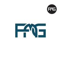 letra fmg monograma logo diseño vector